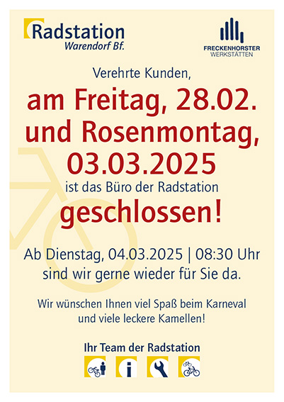 Rosenmontag_geschlossen